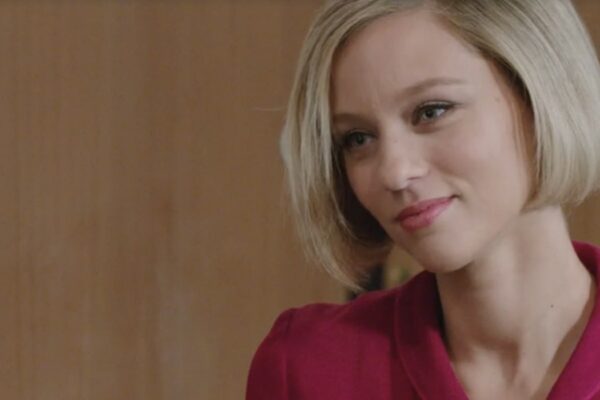 Francesca Del Fa (Irene Cipriani) in una scena della puntata 95 de “Il Paradiso Delle Signore 9”. Credits: Rai.