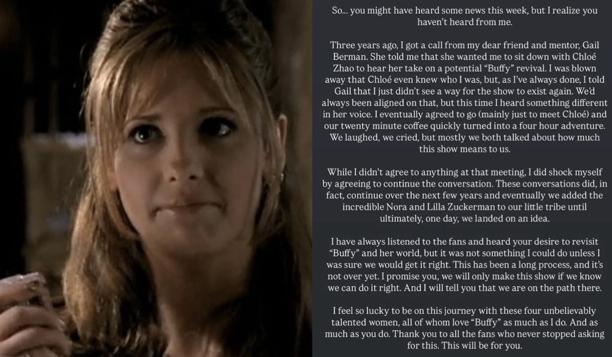 Sarah Michelle Gellar In Buffy Credits Star E Instagram
