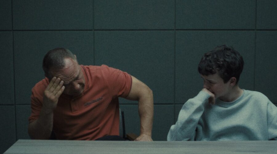 Adolescence. (L To R) Stephen Graham As Eddie Miller, Owen Cooper As Jamie Miller, In Adolescence. Cr. Courtesy Of Netflix