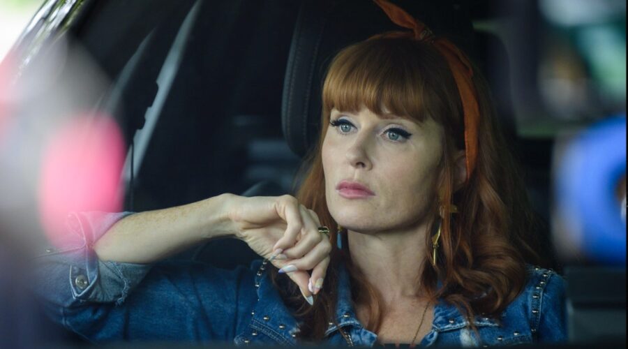 Audrey Fleurot in una scena della serie televisiva “Morgane - Detective geniale”. Credits: Rai.