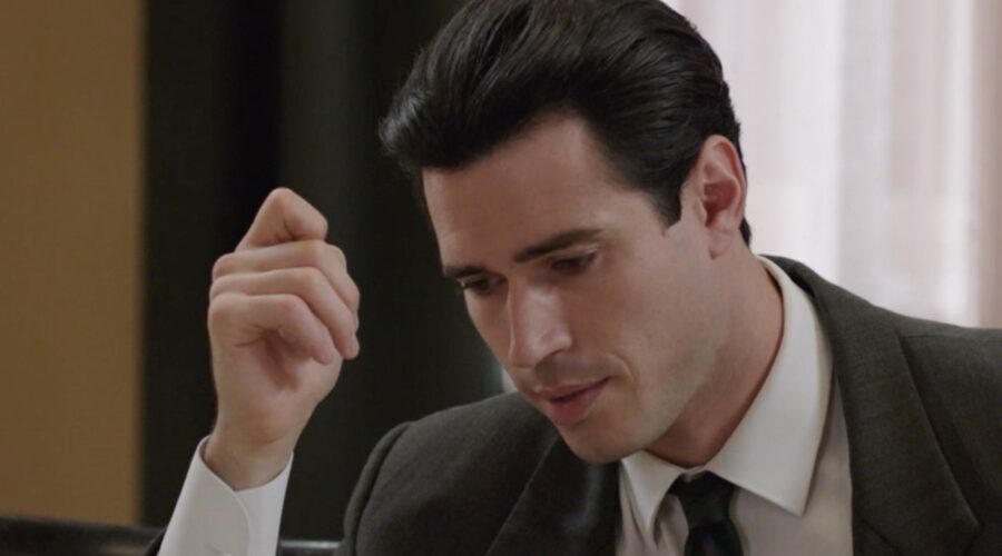 Danilo D'Agostino (Matteo Portelli) in una scena della puntata 130 de “Il Paradiso Delle Signore 9”. Credits: Rai.