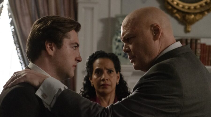 Zabryna Guevara, Michael Gandolfini, Vincent D'onofrio In Daredevil Rinascita Credits Disney Plus