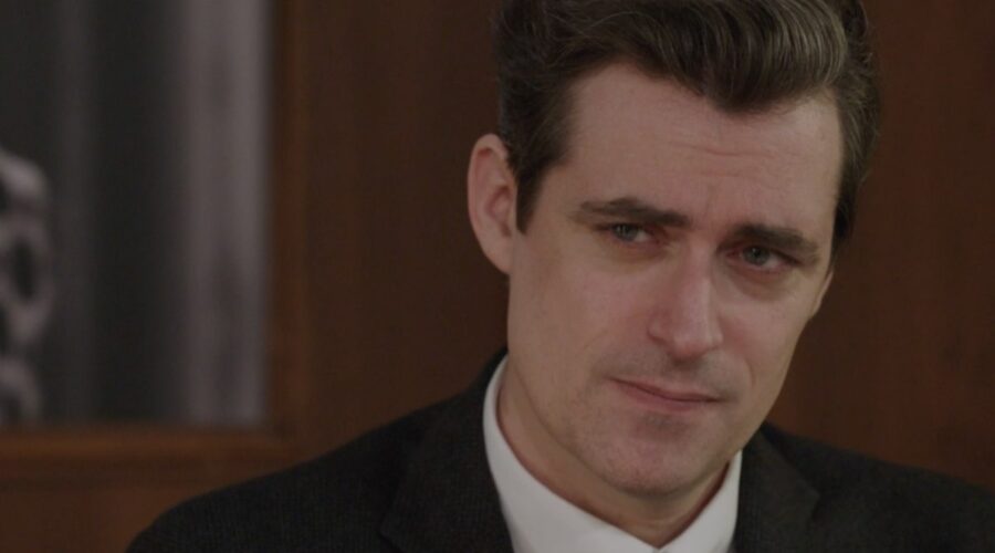 Flavio Parenti (Tancredi Di Sant'Erasmo) in una scena della puntata 141 de “Il Paradiso Delle Signore 9”. Credits: Rai.