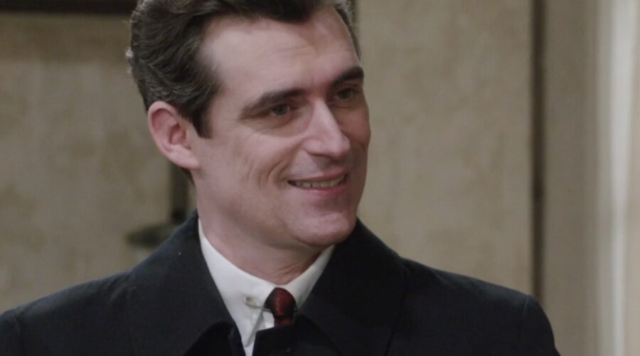 Flavio Parenti (Tancredi Di Sant'Erasmo) in una scena della puntata 141 de “Il Paradiso Delle Signore 9”. Credits: Rai.