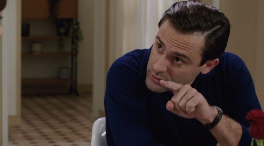 Thomas Santu (Enrico) in una scena de “Il Paradiso Delle Signore 9 puntata 141”. Credits: Rai.