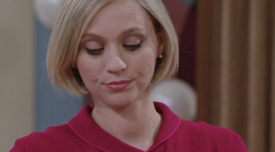 Francesca Del Fa (Irene Cipriani) in una scena della puntata 145 de “Il Paradiso Delle Signore 9”. Credits: Rai.