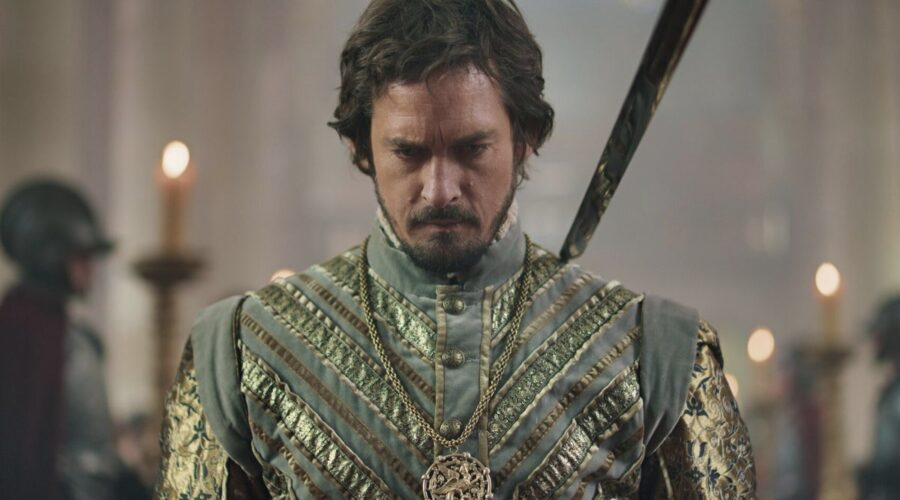 Will Kemp (Marco) in una scena de “Il Turco”. Credits: RTI Mediaset.