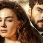 Da sinistra: Ebru Şahin (Reyyan Aslanbey/Şadoğlu) e Akın Akınözü (Miran Aslanbey/Şadoğlu) in una scena di “Hercai”. Credits: Real Time.