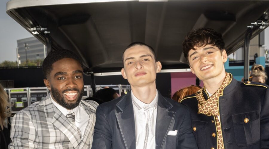 Caleb Mclaughlin, Finn Wolfhard & Noah Schnapp Attend Netflix Tudum 2025- The Live Event At The Kia Forum In Los Angeles On May 31, 2025. (Photo By Sinna Nasseri For Netflix)