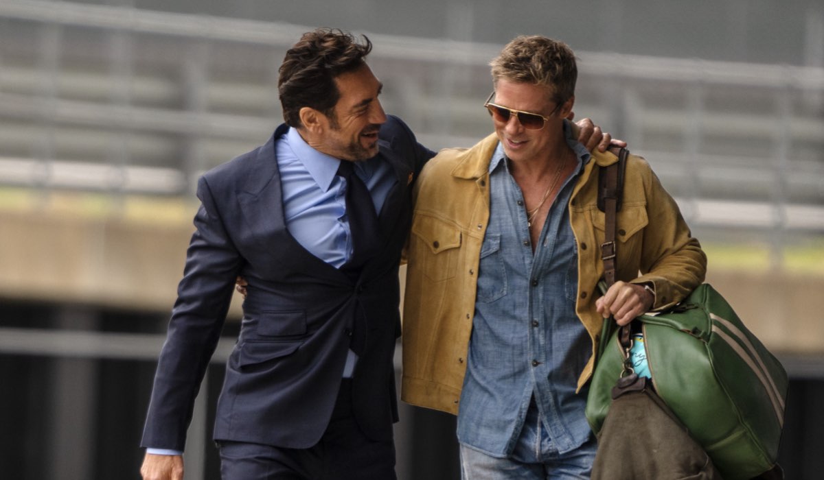Javier Barden E Brad Pitt In F1 Credits Apple E Warner