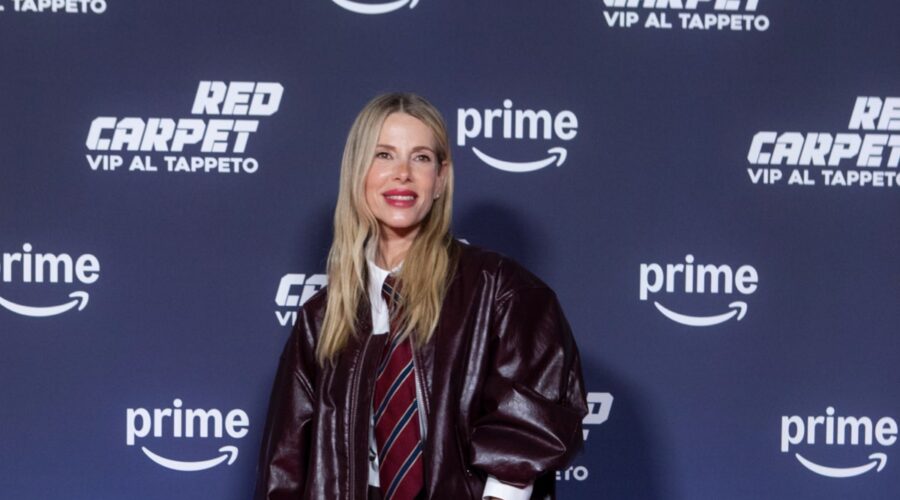 Alessia Marcuzzi Alla Presentazione Di Red Carpet Vip Al Tappeto Credits Prime Video