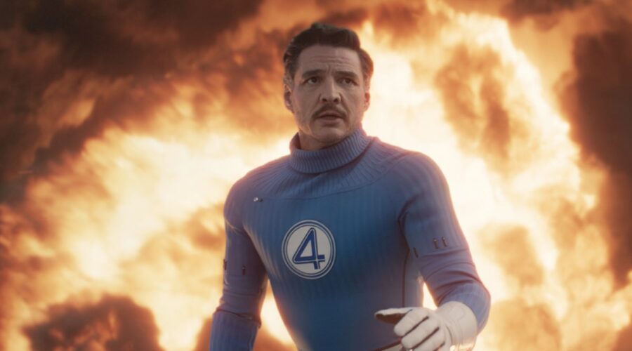 Pedro Pascal Nel Ruolo Di Reed Richards Mr. Fantastic Ne I Fantastici 4 Gli Inizi Credits Marvel