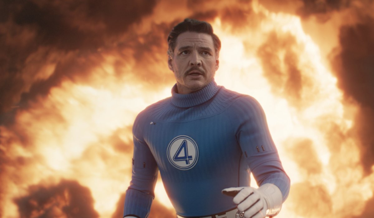 Pedro Pascal Nel Ruolo Di Reed Richards Mr. Fantastic Ne I Fantastici 4 Gli Inizi Credits Marvel