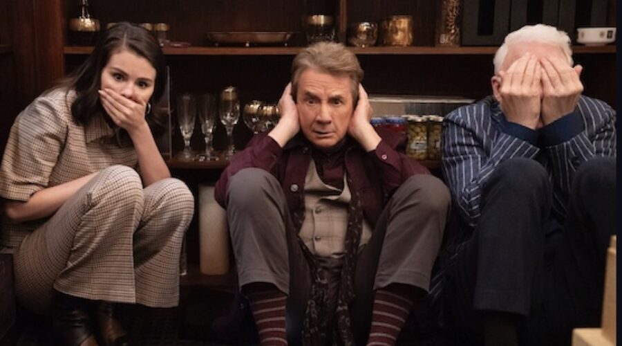 Steve Martin, Martin Short E Selena Gomez In Only Murders In The Building 5 Credits Disney Plus