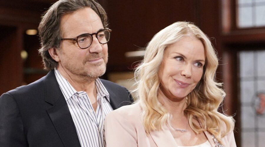 Beautiful Xxxiv - 9207 Canale 5 - 1a Tv Thorsten Kaye (Ridge Forrester), Katherine Kelly Lang (Brooke Logan) Credits Rete In Rete