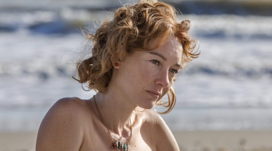 Cristiana Capotondi (Marta) in una scena de ”La ricetta della felicità”. Credits: Coralie Maneri/Rai.