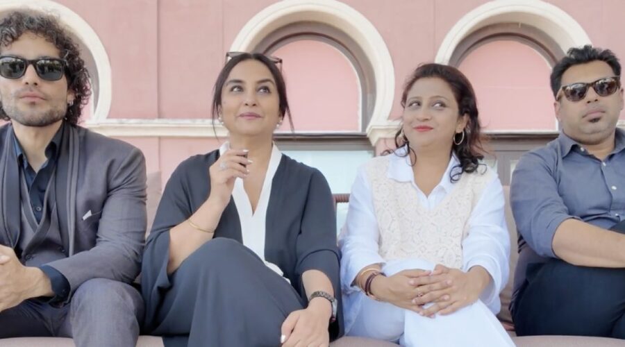 La Regista Indira Dhar, Attrice Divya Dutta, La Stella Nascente Rishabh Sawhney E Il Compositore Sayan Ganguly, Del Film Echoes Of Valour