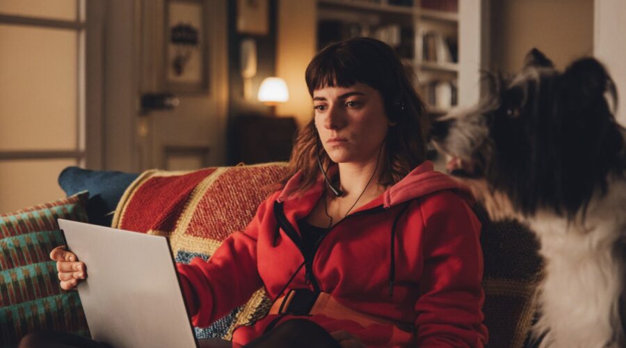 Maria Chiara Giannetta (Blanca Ferrando) in una scena di “Blanca 3”. Credits: Virginia Bettoja/Rai.