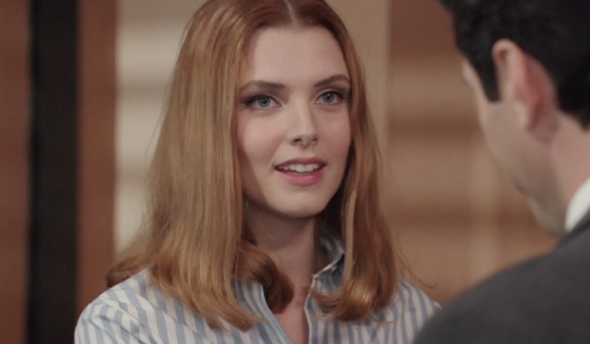 Arianna Amadei (Odile di Sant'Erasmo) in una scena della puntata 4 de “Il Paradiso Delle Signore 10”. Credits: Rai.