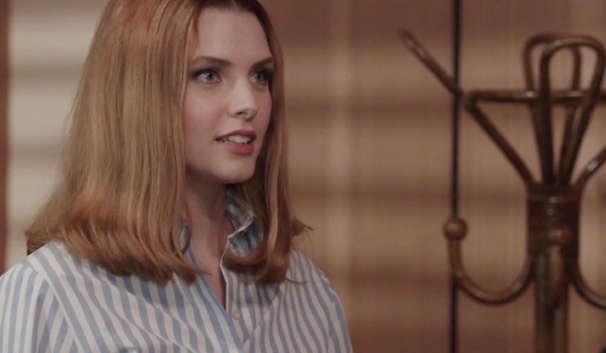 Arianna Amadei (Odile di Sant'Erasmo) in una scena della puntata 4 de “Il Paradiso Delle Signore 10”. Credits: Rai.