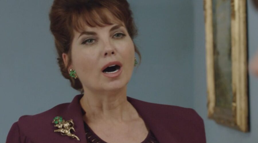 Vanessa Gravina (Adelaide di Sant'Erasmo) in una scena della puntata 6 de “Il Paradiso Delle Signore 10”. Credits: Rai.