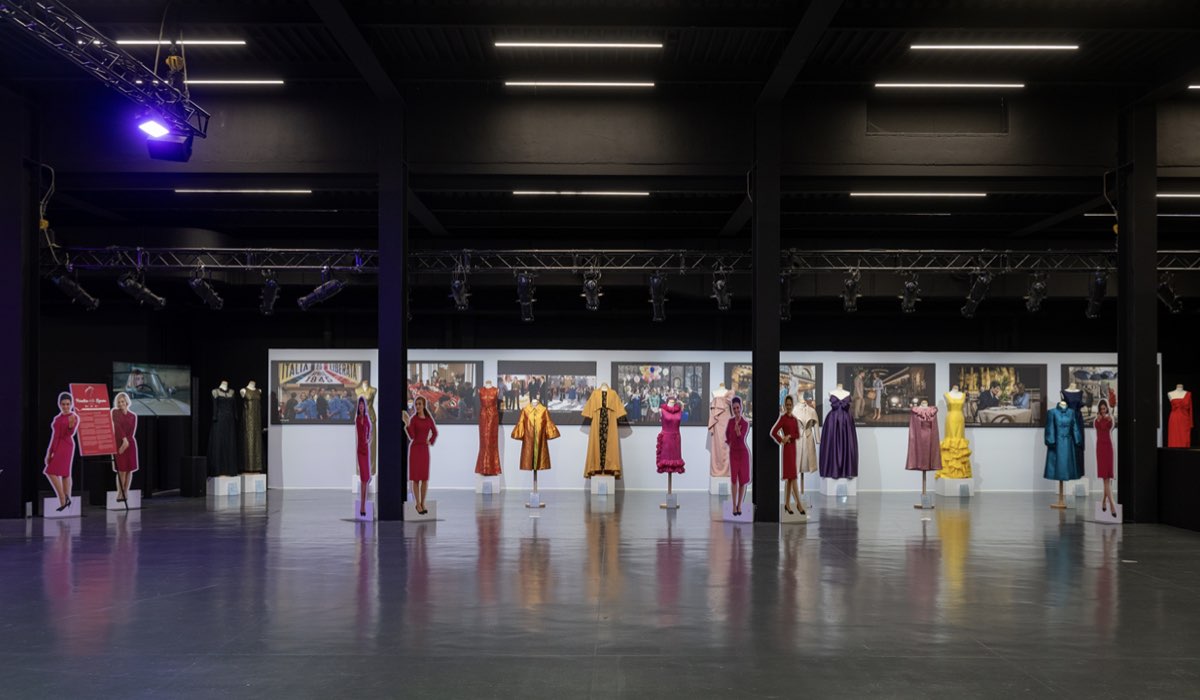 La mostra de “Il Paradiso delle Signore” durante Il Festival dello Spettacolo a Milano. Credits: Mondadori Portfolio.