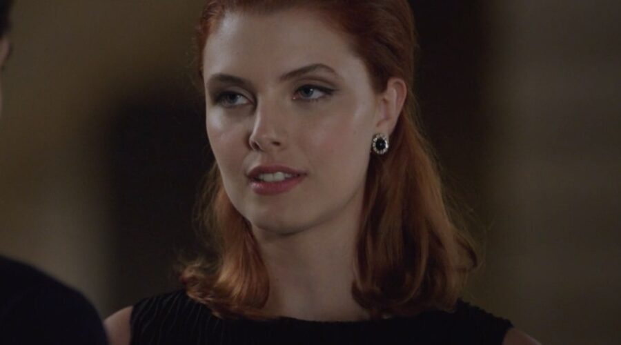 Arianna Amadei (Odile di Sant'Erasmo) in una scena della puntata 6 de “Il Paradiso Delle Signore 10”. Credits: Rai.