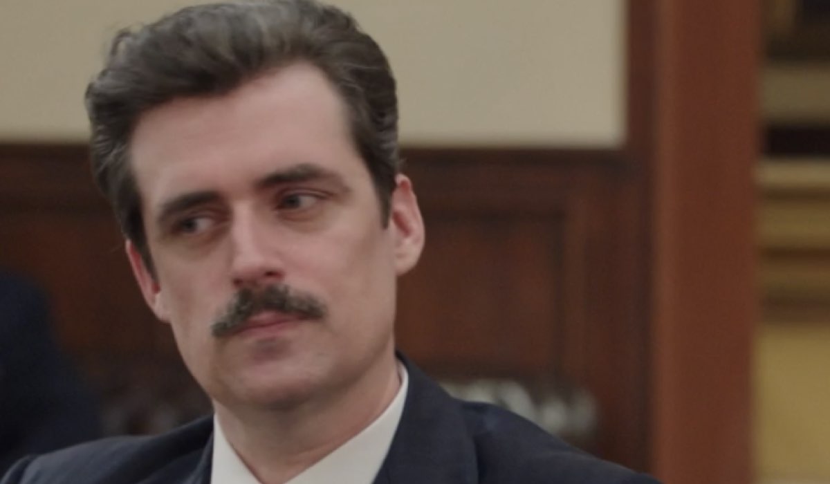  Flavio Parenti (Tancredi Di Sant'Erasmo) in una scena della puntata 30 de “Il Paradiso Delle Signore 10”. Credits: Rai.