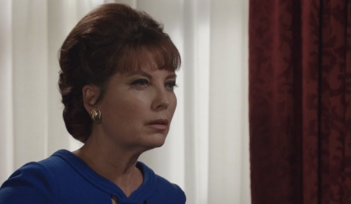 Vanessa Gravina (Adelaide di Sant'Erasmo) in una scena della puntata 40 de “Il Paradiso Delle Signore 10”. Credits: Rai.