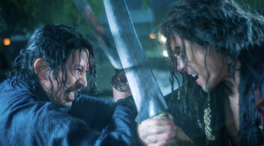 Il Cast Di Likusagami - Last Samurai Standing - Immagine Dal Set Credits Netflix