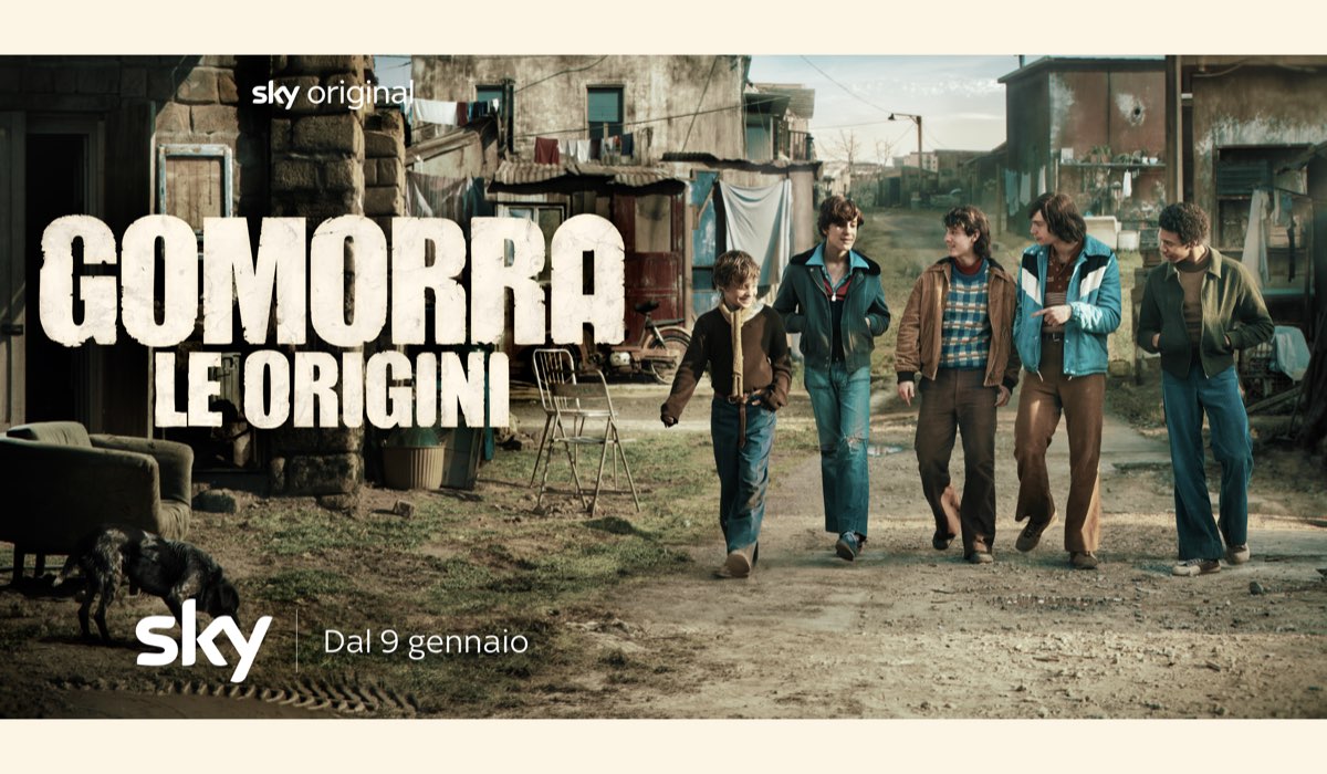 La key-art di “Gomorra - Le origini”. Credits: Sky Italia/NOW.  