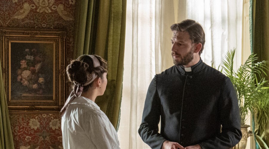 La Promessa Iv - 539 Retequattro Daniel Schröder (Padre Samuel); Sara Molina (Maria) Credits Rete In Rete