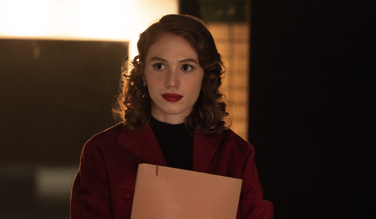 Ludovica Martino (Laura Ceccarelli) in una scena di “Carosello in love”. Credits: Rai.