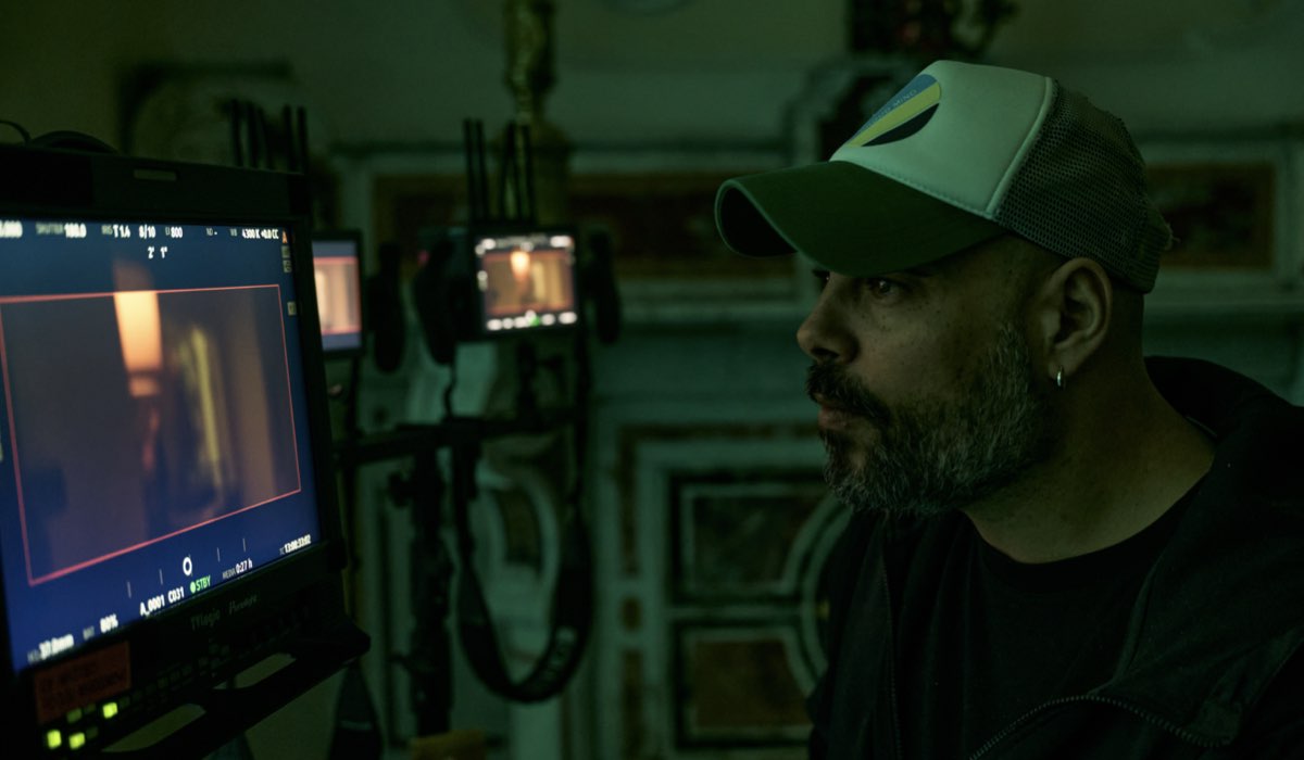 Marco D'Amore sul set di “Gomorra - Le origini”. Credits: Marco Ghidelli/Sky Italia/NOW.