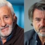 Da sinistra: Patrizio Rispo (Raffaele Giordano) e Alberto Rossi (Michele Saviani) in due posati per “Un posto al sole”. Credits: Rai.