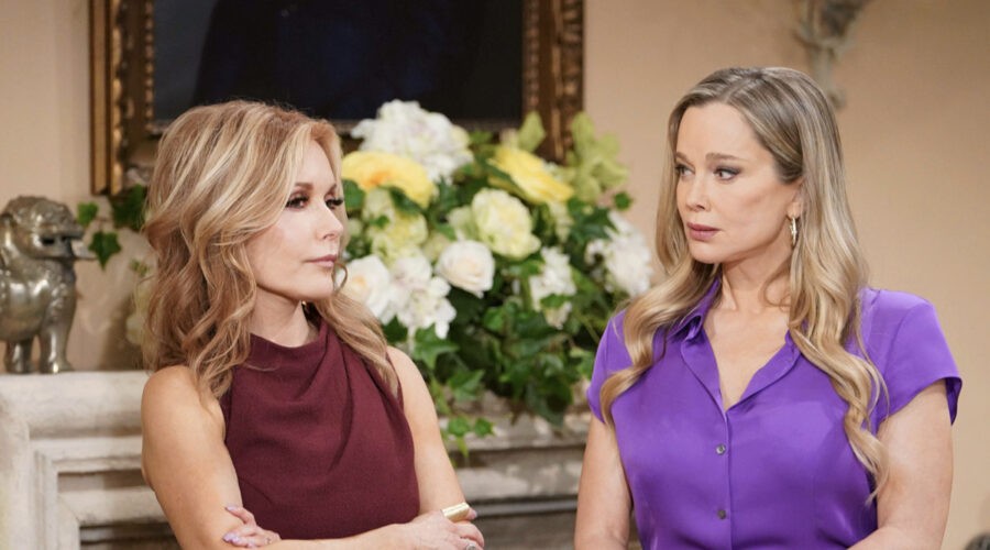 Beautiful Xxxiv - 9243 Canale 5 - 1a Tv Tracey E. Bregman (Lauren Fenmore Baldwin) E Jennifer Gareis (Donna Logan) Credits Rete In Rete