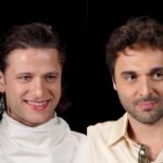 Da sinistra: Francesco Pellegrino (Angelo ‘A Sirena) e Flavio Furno (‘O Paisano) in due fotogrammi dell'intervista su “Gomorra - Le Origini” rilasciata a Tvserial.it. Credits: Tvserial.it/Sky Italia.