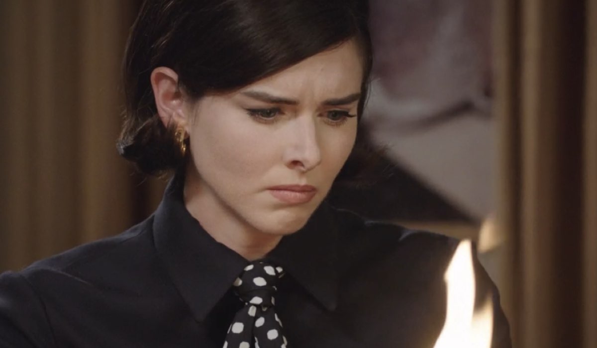 Valentina Ghelfi (Greta Marchesi) in una scena della puntata 62 de “Il Paradiso Delle Signore 10”. Credits: Rai.