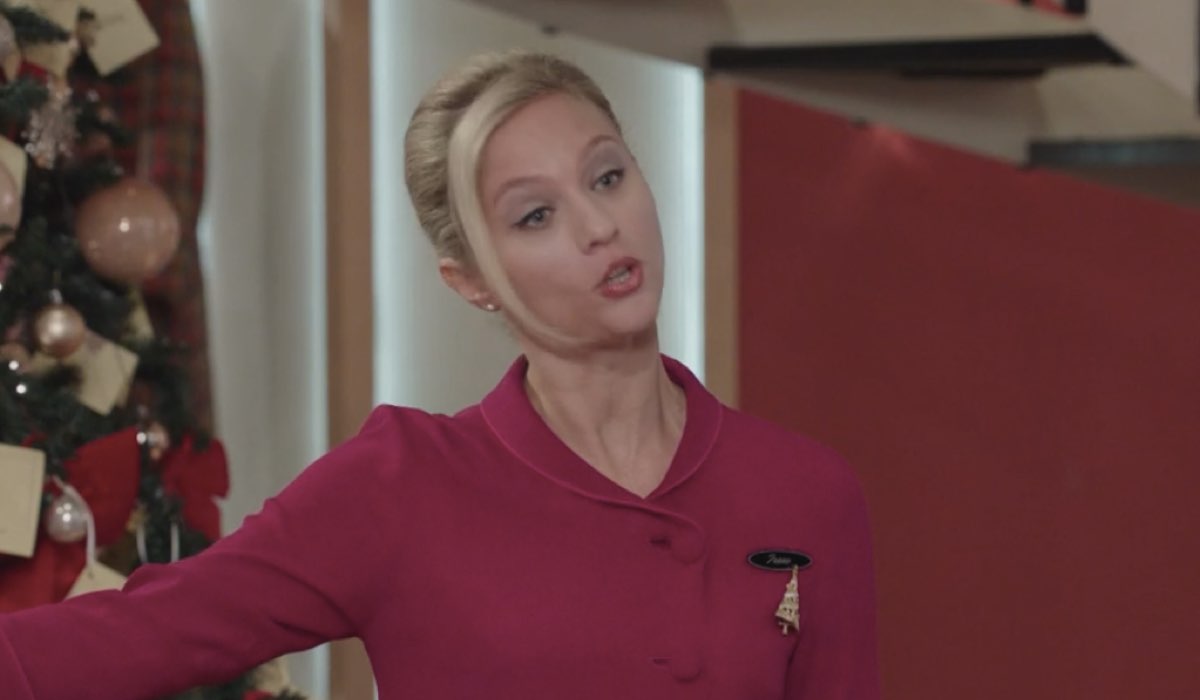 Francesca Del Fa (Irene Cipriani) in una scena della puntata 74 de “Il Paradiso Delle Signore 10”. Credits: Rai.