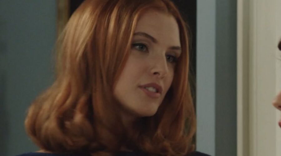 Arianna Amadei (Odile di Sant'Erasmo) in una scena della puntata 61 de “Il Paradiso Delle Signore 10”. Credits: Rai.