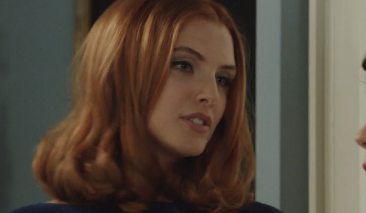 Arianna Amadei (Odile di Sant'Erasmo) in una scena della puntata 61 de “Il Paradiso Delle Signore 10”. Credits: Rai.