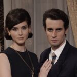 Da sinistra: Valentina Ghelfi (Greta Marchesi) e Elia Marangon (Ettore Marchesi) in un posato de “Il Paradiso Delle Signore 10”. Credits: Rai.