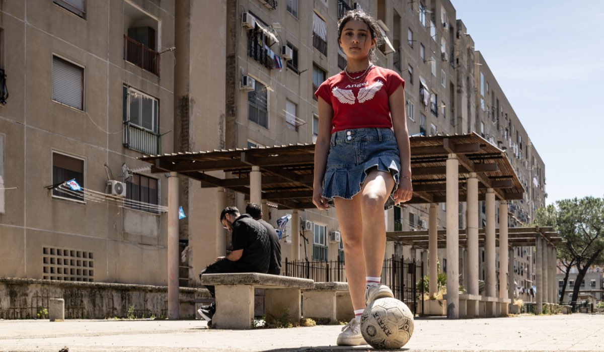 Ludovica Nasti (Lucia Ruotolo) in una scena de “La Preside”. Credits: Duccio Giordano/Rai.