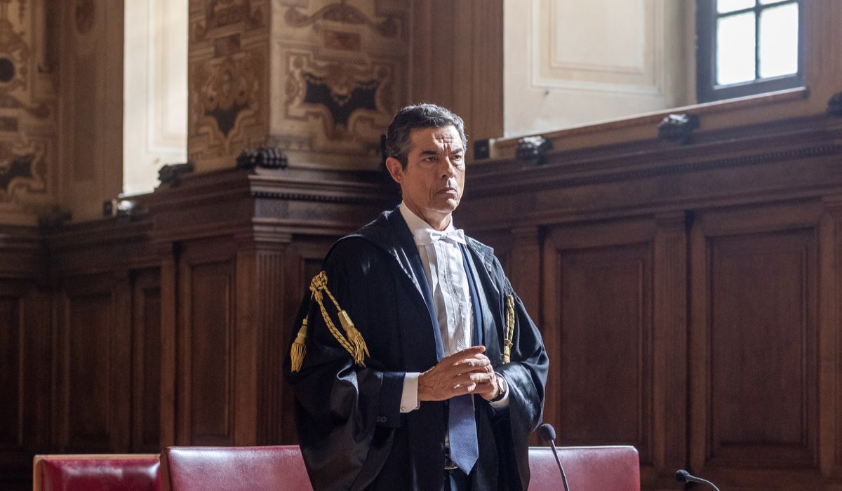 Alessandro Gassmann (Guido Guerrieri) in una scena di “Guerrieri - La regola dell'equilibrio”. Credits: Giuseppe Di Viesto/Rai.