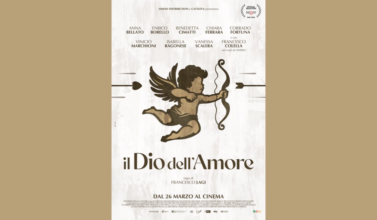Il poster di “Il Dio dell'Amore”. Credits: Vision Distribution/ Cattleya.