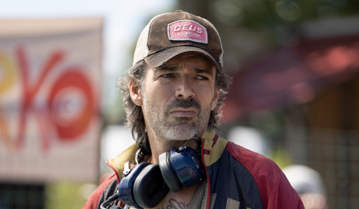 Luca Argentero (Arturo Benini) in una scena di “Motorvalley”. Credits: Lucia Iuorio/Enrico Bellinghieri/Netflix.