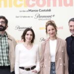 Raoul Bova, Francesca Inaudi, Beatrice Arnera E Luca Vecchi Amici Comuni Photocall Credits Paramount