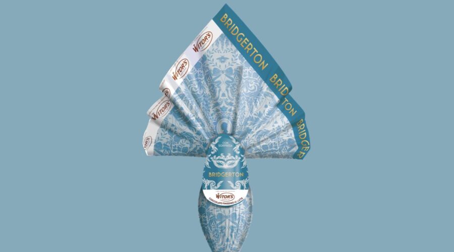 L'uovo di Pasqua 2026 di “Bridgerton” di Witor's. Credits: Witor's/Netflix.