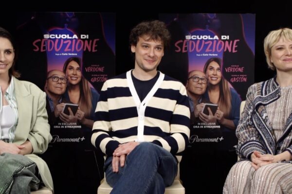 Intervista Beatrice Arnera, Romano Reggiani, Euridice Axen Scuola Di Seduzione Credits Paramount+