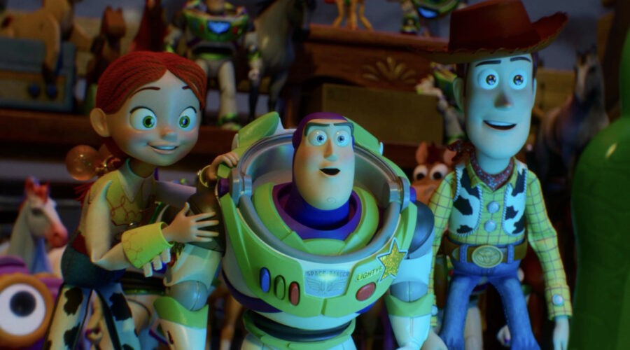 Jessie, Buzz E Woody In Toy Story 5 Credits Disney Pixar